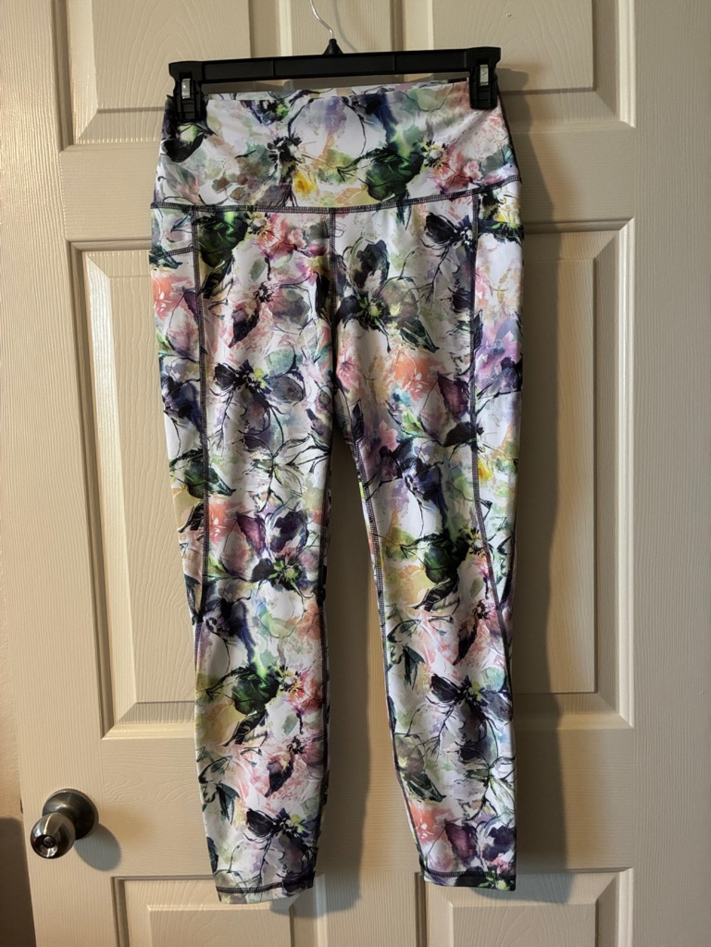 RBX Multicolor Floral Print Performance Leggings
